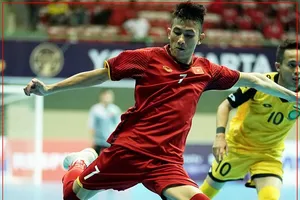 ĐT futsal Việt Nam đã có màn khởi đầu ấn tượng. Ảnh: ĐỘC LẬP
