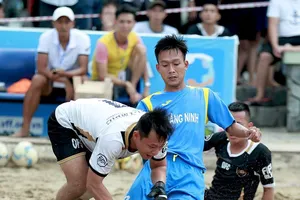 Gia Việt thắng 2 trận, nhưng đều ở loạt sút luân lưu nên chỉ được 2 điểm. Ảnh: Đoàn Nhật