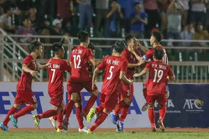U18 Việt Nam có chiến thắng muộn trước Malaysia. Ảnh: DŨNG PHƯƠNG