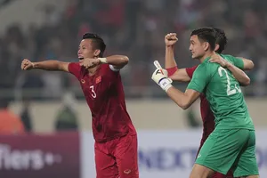 Việt Nam đến gần tốp 90 trên bảng xếp hạng FIFA. Ảnh: Dũng Phương