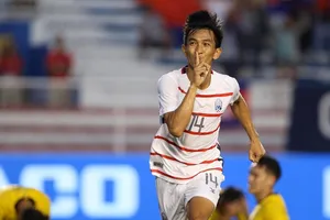 Campuchia lần đầu tiên vào bán lết SEA Games. Ảnh: Anh Khoa