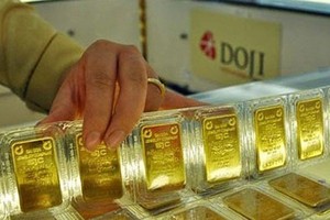 Gold escalates to nearly VND41.7 million per tael
