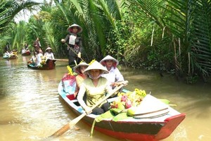 Number of visitors to Mekong Delta provinces sharply increases