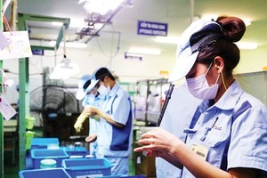 Production at a Japanese company. (Photo: SGGP)