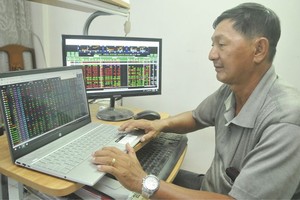 An investor monitors stocks on the HOSE. (Photo: SGGP)