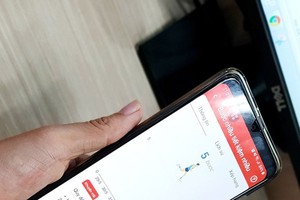 The online selling application of Saigon Co.op. (Photo: SGGP)