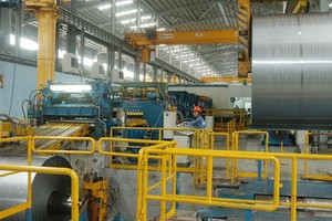 Steel production at the Southern Steel Company Limited. (Photo: SGGP)
