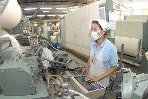 Textile production for export at Phong Phu Textile Joint Stock Company. (Photo: SGGP)