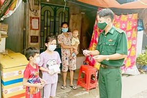 Port border guards – steel shield preventing Covid-19 intrusion by sea