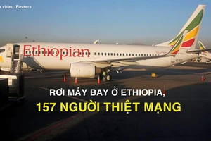 Rơi máy bay ở Ethiopia, 157 người thiệt mạng