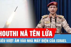 Houthi nã tên lửa siêu vượt âm vào nhà máy điện của Israel