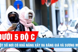 Bắc và Bắc Trung bộ trời rét đậm, vùng núi cao có nơi dưới 5 độ C