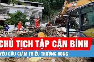 Lở đất tại Trung Quốc: Nâng mức ứng phó khẩn cấp lên cấp độ cao nhất