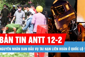 Bản tin ANTT 12-2: Nguyên nhân ban đầu vụ tai nạn liên hoàn ở Quốc lộ 1; Người phụ nữ mất tích sau khi đi tập thể dục