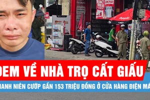 Thanh niên cướp gần 153 triệu đồng ở cửa hàng điện máy đem về nhà trọ cất giấu