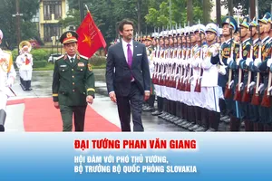 Podcast bản tin tối 18-11: Đại tướng Phan Văn Giang hội đàm với Phó Thủ tướng, Bộ trưởng Bộ Quốc phòng Slovakia