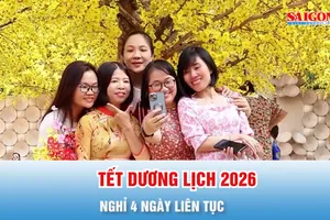 Podcast bản tin 17 giờ 25-12: Nghỉ Tết Dương lịch từ ngày 1 đến hết 4-1-2026