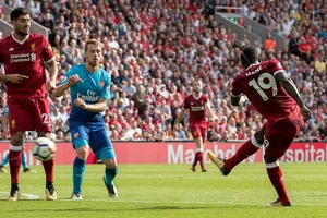 Sadio Mane ghi bàn thắng thứ 2 cho Liverpool.