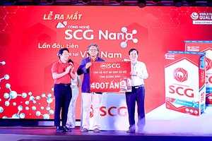 SCG tặng 400 tấn SCG Super xi măng xây dựng cơ sở hạ tầng tại tỉnh Quảng Bình