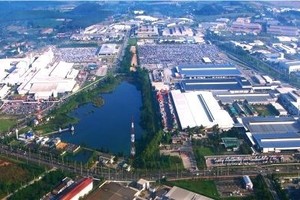 A view of the Southeast Economic Zone of the central province of Nghe An. (Photo: truyenhinhnghean.vn)