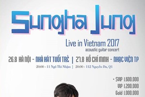 Korean guitarist Sungha Jung to perform in Vietnam