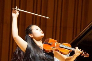 Young talented violinist presents solo concert 