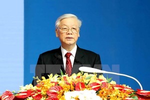 Party General Secretary Nguyen Phu Trong addresses the ceremony (Photo: VNA)
