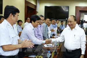 Prime Minister Nguyen Xuan Phuc in Ba Ria - Vung Tau (Source: VNA)