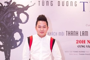 Tung Duong presents his concert in Hanoi