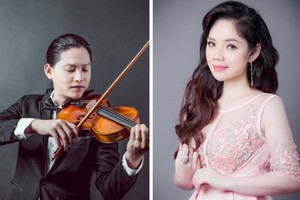 Violinist Anh Tu and his wife – opera singer Viet Dung