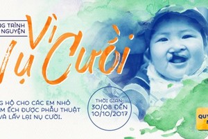 Program to raise money for children with cleft lip and/or palate