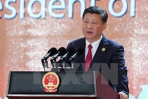 China’s President Xi Jinping speaks at APEC CEO Summit in the central city of Da Nang on November 10. (Source: VNA)
