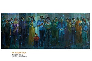 A painting by Ha Phuoc Duy
