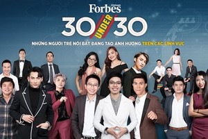 Forbes Vietnam magazine announced the “30 Under 30” list (Photo:  forbesvietnam.com.vn)