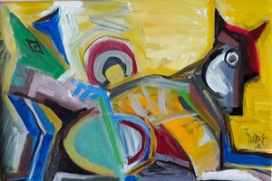 A painting by Do Dung