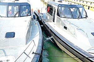 Two of  six coastal patrol boats