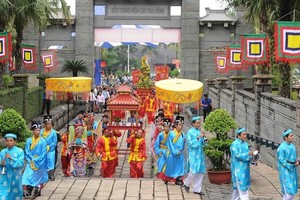 A ceremony commemorating the death anniversary of Hung Kings in Ho Chi Minh City in 2017 (Source: VNA)