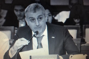 A representative of Icham speaks at the meeting . (Photo: Sggp)