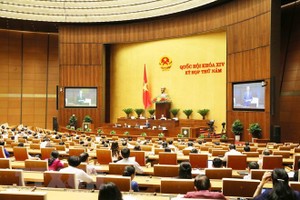 Socio-economic issues are high on the agenda of the National Assembly on May 25 and 26 (Photo: VNA)