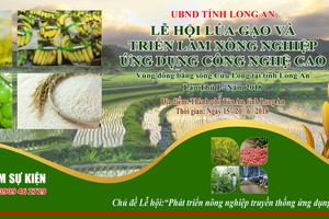 Long An provinces hosts Rice Festival, High-tech Agriculture Exhibition