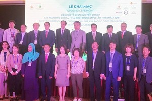 The 8th Tourism Promotion Organization for Asian-Pacific Cities (TPO) Forum opens in HCMC. (Photo: Sggp)