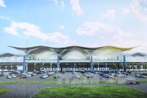 The new international terminal T2 of Cam Ranh International Airport in the central province of Khanh Hoa. (Photo: VNA)