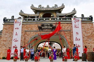 At the opening ceremony (Photo: Sggp)