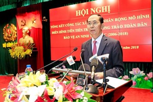 Ton Duc Thang (R) is the first president of the reunified Socialist Republic of Vietnam from 1976 - 1980 (Photo: VNA)