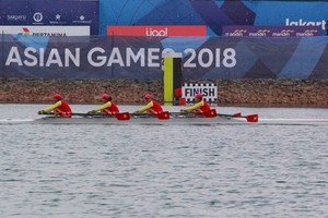 Vietnamese female rowing team (Source: vnexpress.net)