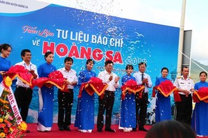 At the opening ceremony 