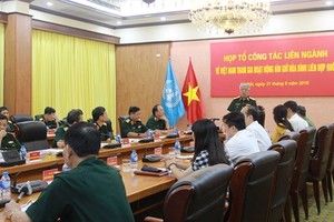 A meeting of preparation tasks of the field hospital