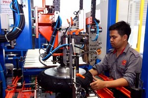 Tyre production chain in Casumina Hoc Mon factory (Source: VNA)