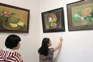 At the exhibition 