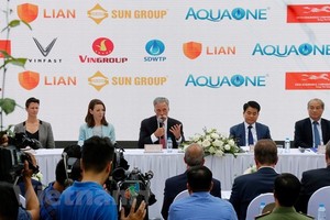 At the press conference (Source :VNA) 